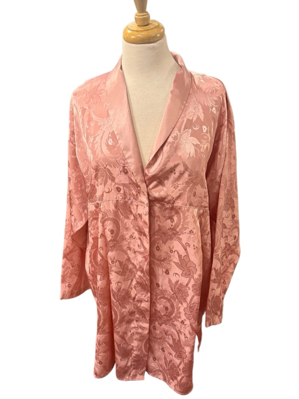 Victoria’s Secret Pink Vintage Gold Tag Button down Shirtdress Sleepwear M/L